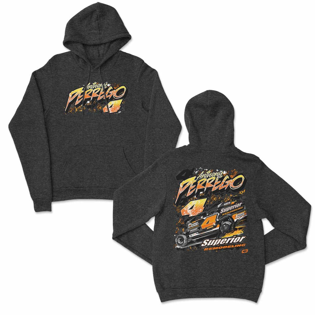 Superior Remodeling 4AP Hoodie - Dark Heather