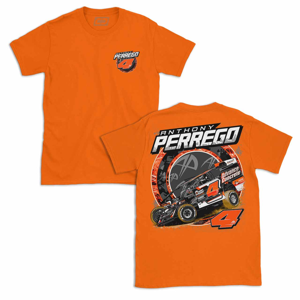 4AP “Circle” T-Shirt - Safety Orange