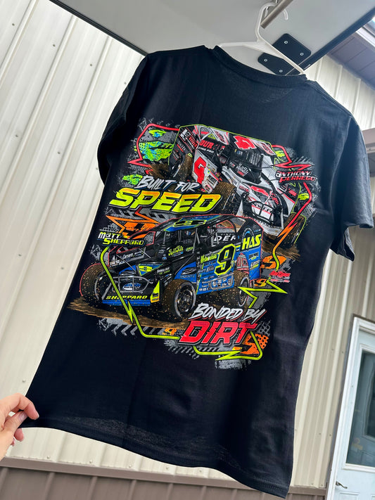 4 X 9s Black T-Shirt