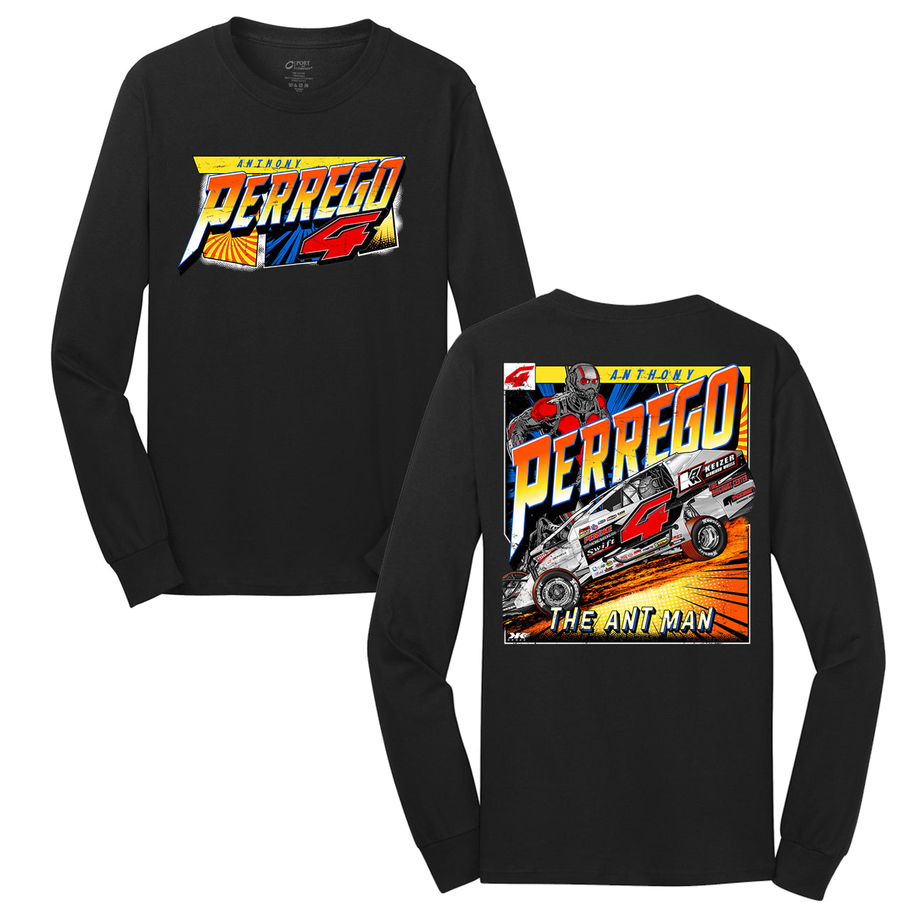 Vintage Comic 4 Long Sleeve - Black