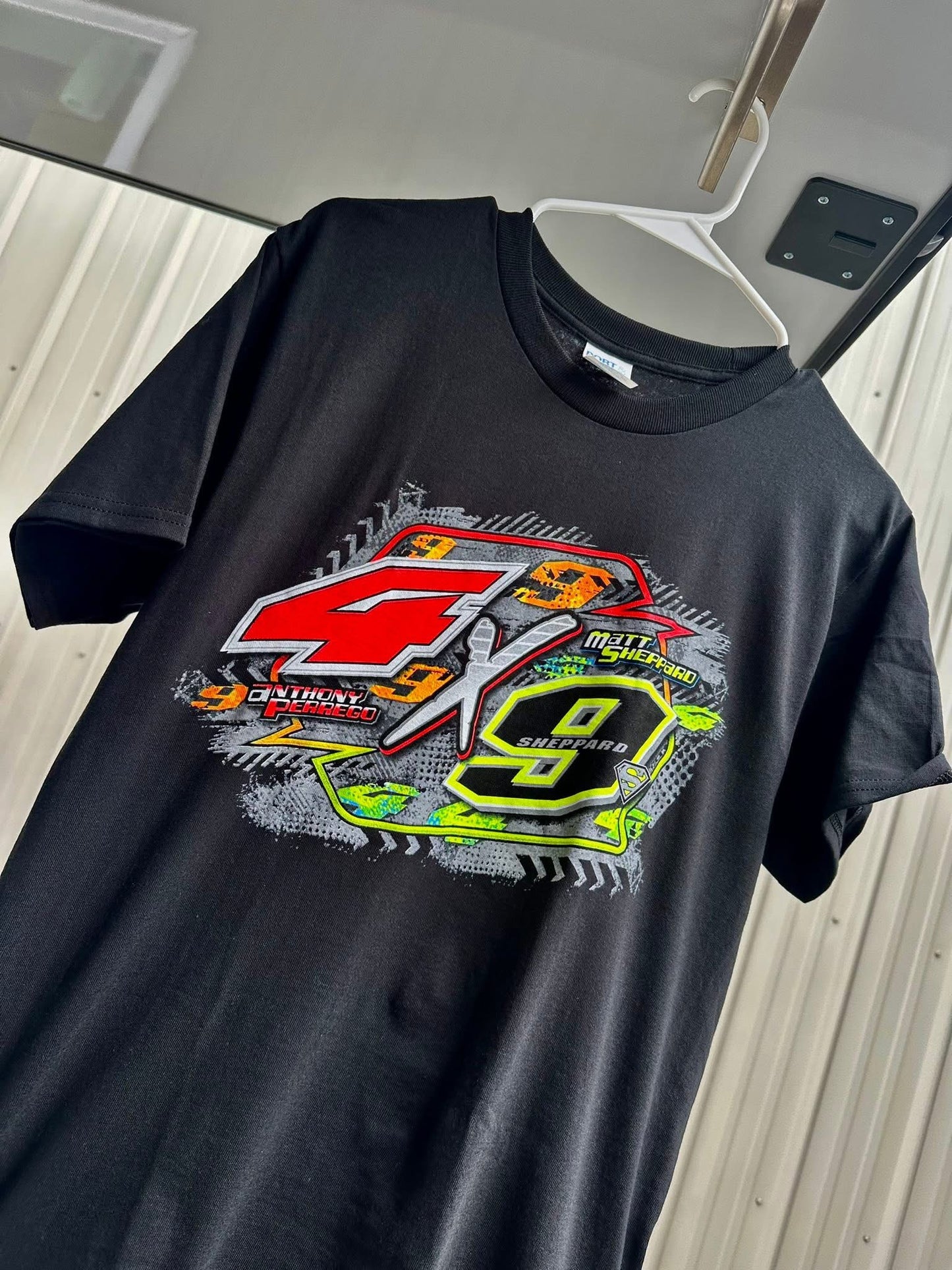 4 X 9s Black T-Shirt