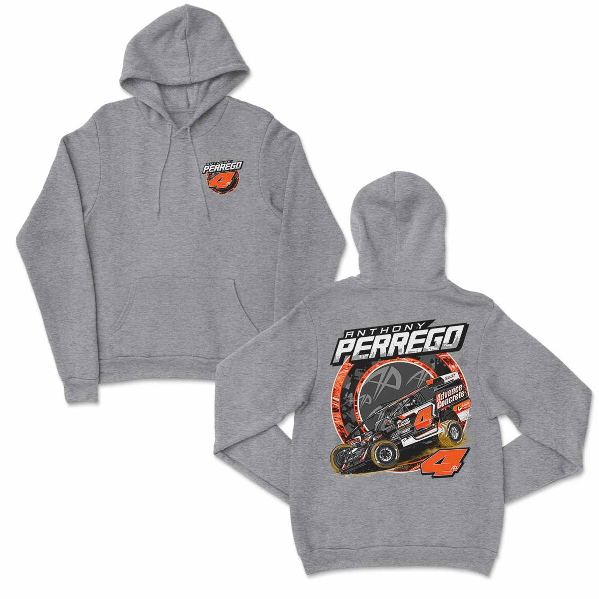 4AP “Circle” Hoodie - Athletic Heather