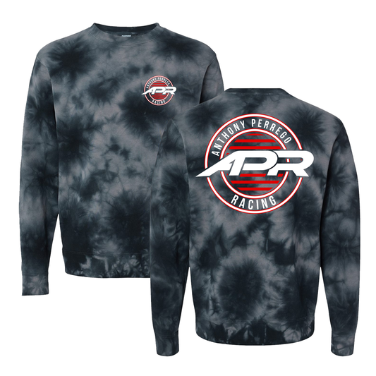 APR Crewneck - Tie Dye Black