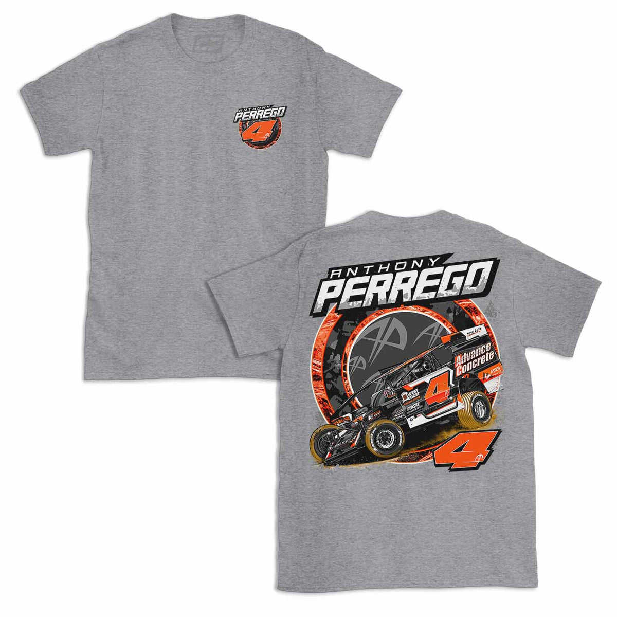 4AP “Circle” T-Shirt - Athletic Heather