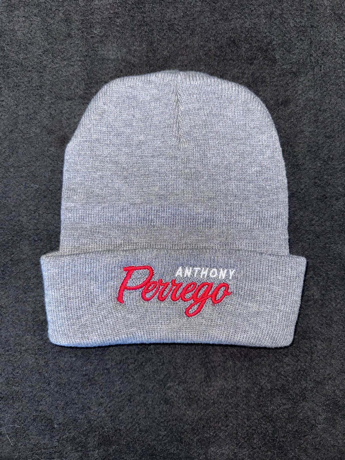 AP Beanie - Dark Heather Grey